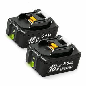 2 Pack For Makita 18V 6.0Ah LXT Lithium-Ion Battery BL1860B BL1850B BL1840B
